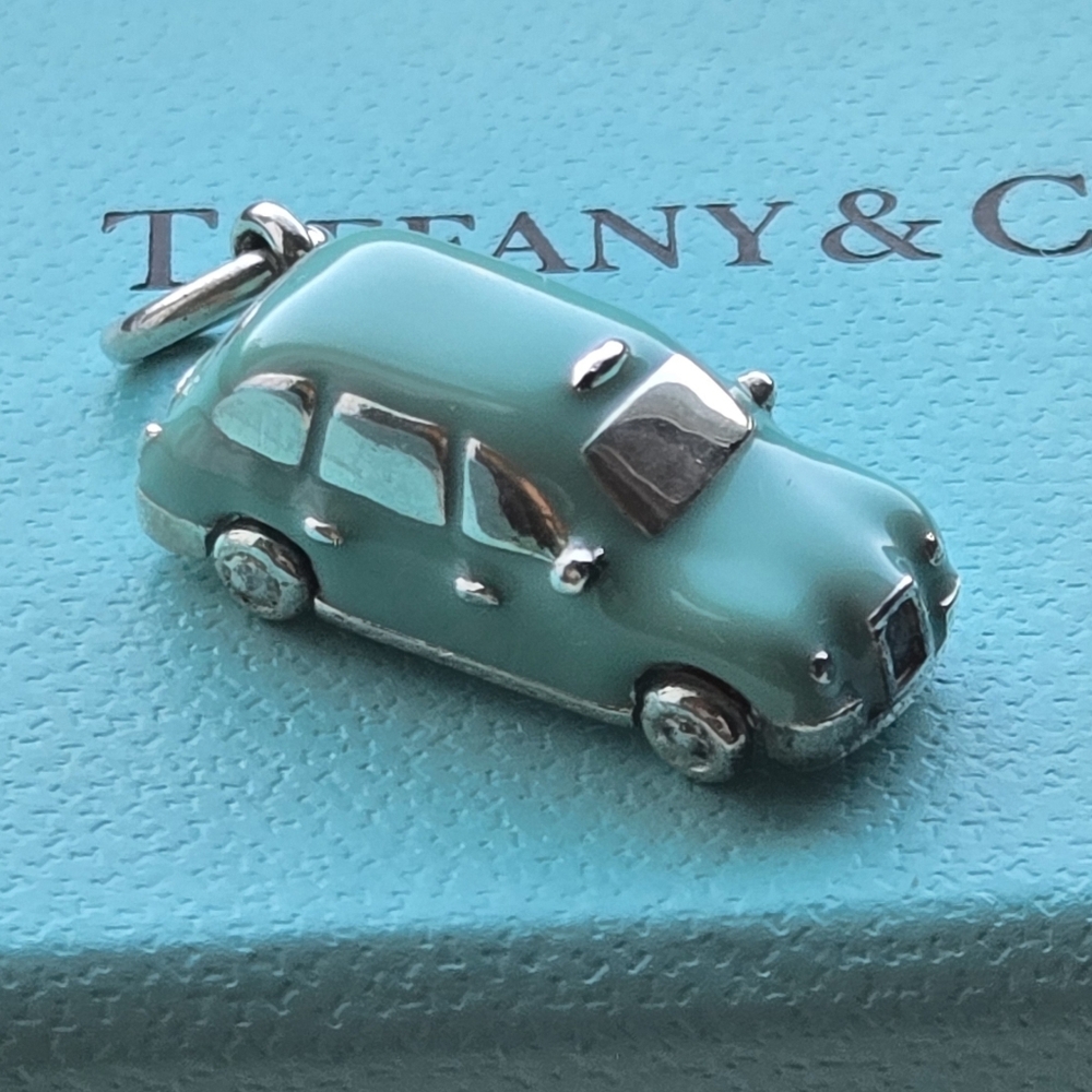 Tiffany & Co. London Cab Car Enamel Charm